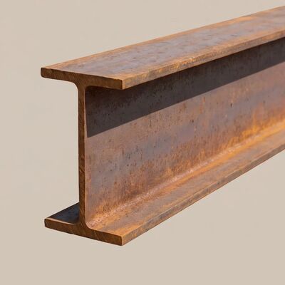 Quality Hot Rolled H Beam Steel Sections, Customizable Cut Steel for Prefabricated Metal Structures factory