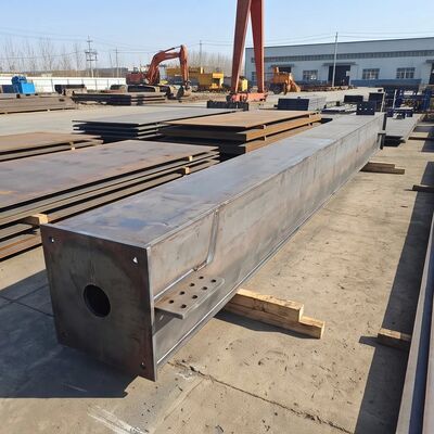Quality Machined Steel Box Columns Welded, High Rigidity Steel for Underground Space Structural Supports factory