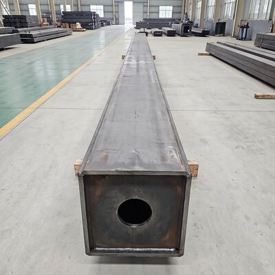 Quality Custom Fabricated Box Section Steel Columns Welded, Tested Steel for Power Plant Steel Structures factory