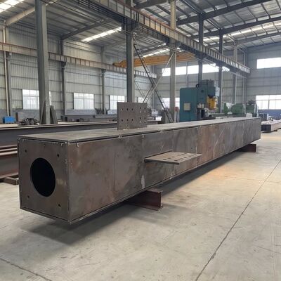 Quality Pre-Welded Steel Box Section Columns, High Stability Steel for Overpass and Viaduct Structures factory