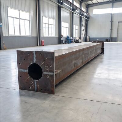 Quality Fabricated Box Structural Steel Columns Welded, Mill Inspected Steel for Municipal Construction Works factory