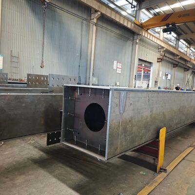 Quality Hot Treated Welded Steel Box Columns, High Rigidity Steel for Large Scale Industrial Complex Frameworks factory