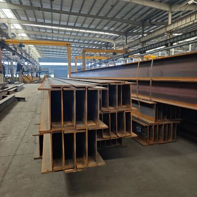 Quality Hot Rolled H Beam Steel, Ss400 Grade Steel for Low-Rise Metal Frame Construction factory