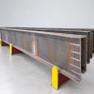 Quality Structural Welded H-Beam, Pre-Welded Steel Beam with Connection Plates factory