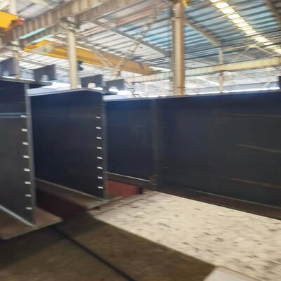 Quality Load-Bearing Welded H-Beam, Fabricated Steel H Beam with Custom Connection Details factory