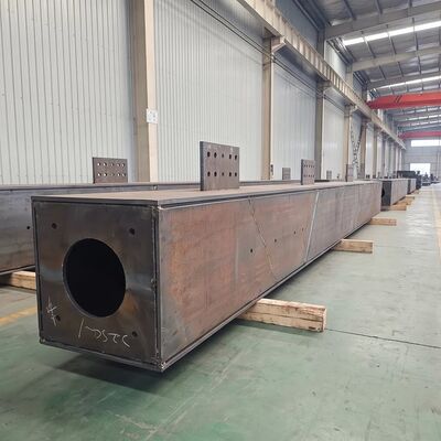 Quality Welded Box Steel Columns for Steel Structures, Low Deformation Steel for Long-Term Load Bearing Service factory