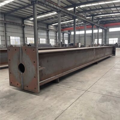 Quality Thick Plate Welded Steel Box Columns, Surface Treatable Steel for Seaport Heavy Load Structures factory