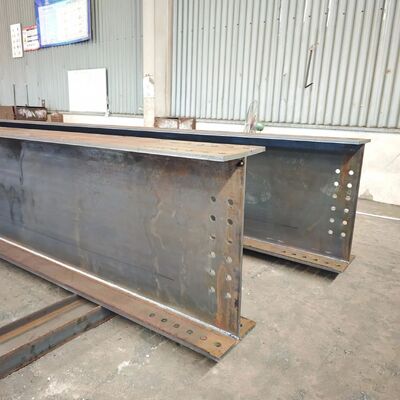 Quality Pre-Assembled Welded H-Beam, Steel H Beam with Corbels & Stiffeners for Platform factory