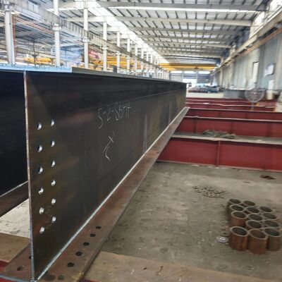 Quality Industrial Welded H Section Steel Beam, Certified Welded H-Beam for Export Projects factory