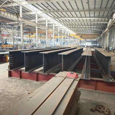 Quality Welded H-Beam Steel Structural Girder, Optional Coating for Exterior Engineering Use factory