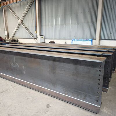 Quality Welded H-Beam for Hangar Structure, High Strength H Section Beam with QC Certification factory