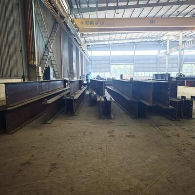 Quality Hot Rolled H-Beam Carbon Structural Steel, Various Cross-Sections for Metal Building Framing factory