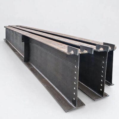 جودة عارضة فولاذية ملحومة H ذات حمل ثقيل مقاومة للتآكل مقطع H للجسور والإنشاءات الصناعية مصنع