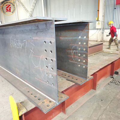 高承载防锈涂层易于现场组装的工业厂房用钢梁