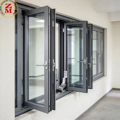 Quality Aluminum Sliding Window, 2 Track & 3 Track Aluminum Alloy Window for Apartment Building factory