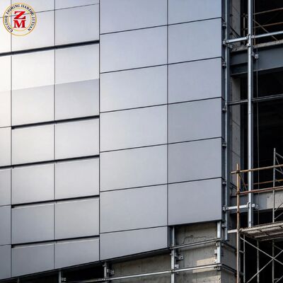 جودة جدار ستائري من الألومنيوم، لوح صلب من الألومنيوم مقاوم للعوامل الجوية لواجهة المباني التجارية مصنع